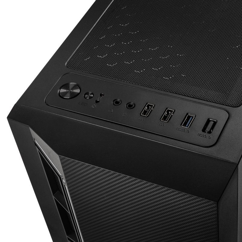 Kolink Inspire K7 ARGB Schwarz, GTX 1660 SUPER, Ryzen 5 5500, 16GB RAM, 512GB SSD, 500 Watt